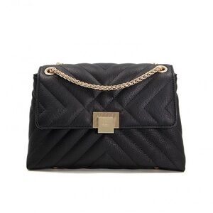 Dune London Black Leather Bag